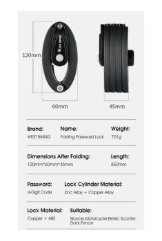 1548 scooter lock specs